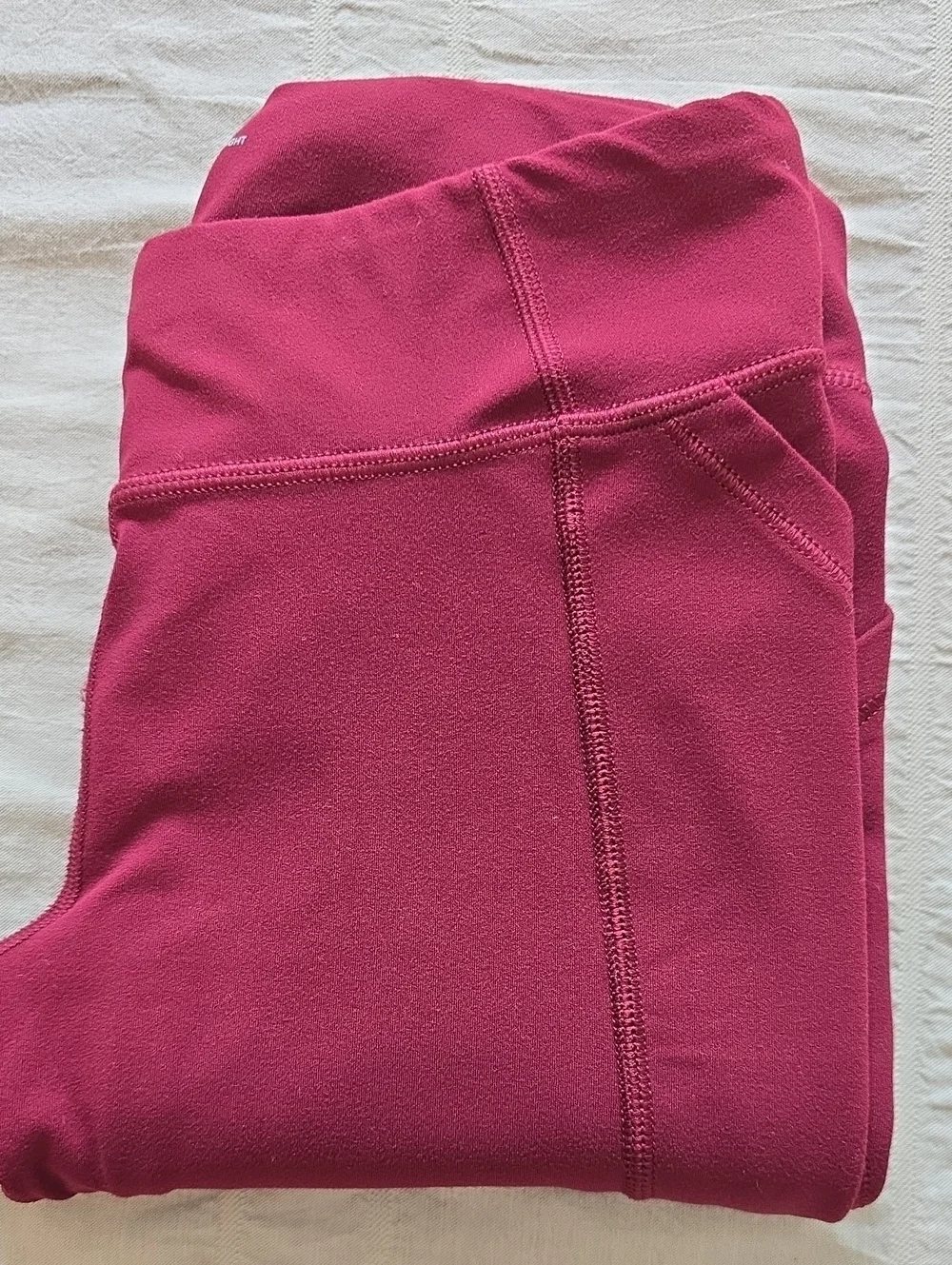Athleta Burgundy Kids Leggings Girls M 8/10